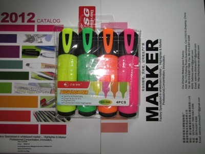 慈溪产杜湖牌荧光笔 品质可靠，包装精美，质量保三年